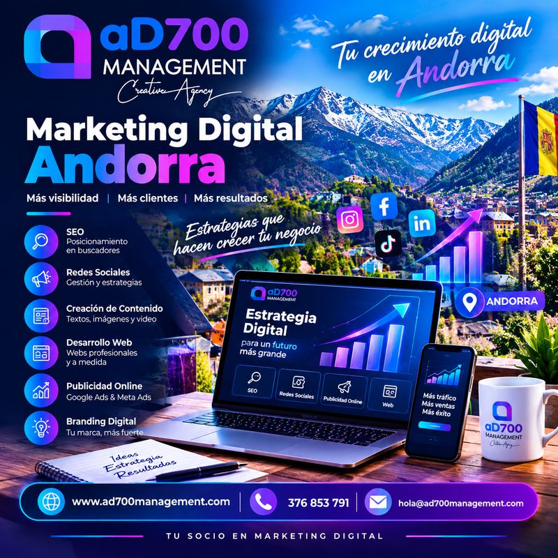 Agencia de Marketing Digital Andorra para Empresas y Negocios